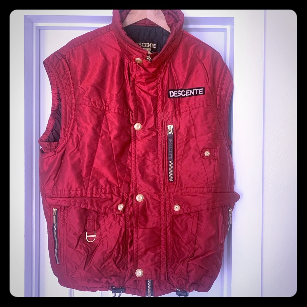 Vintage Descente Skiing Vest Snow Jacket Size L
